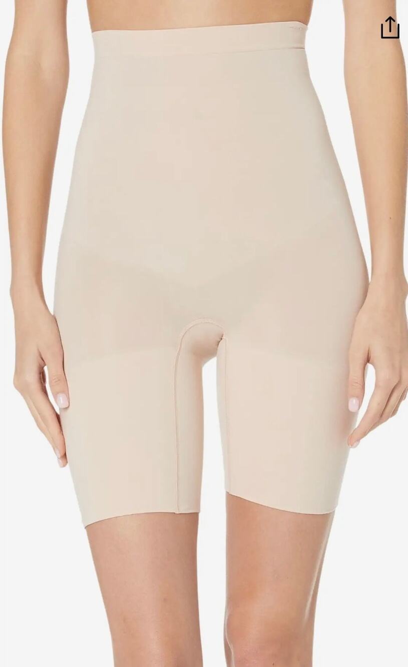 Spanx Shapewear for Power High Waisted Short Shaper Short 1X NWOT